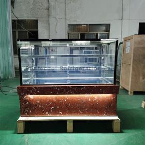 Quality 3 Layer Cake Display Refrigerator Stainless Steel Base Display Fridge For Bakery wholesale