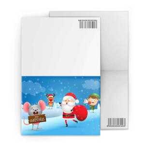 Quality Holiday Celebration Thank You 3D Lenticular Greeting Card CMYK Printing wholesale