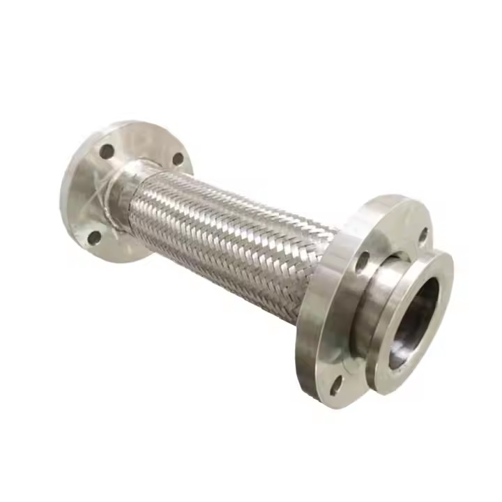 BS 4504 PTFE Lined Flexible Stainless Steel Braided Hose Corrosion Resistance