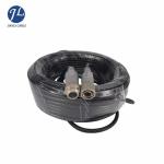 Waterproof IP67 6 Pin Mini Din Male To Female Camera Cable With Gold Plated