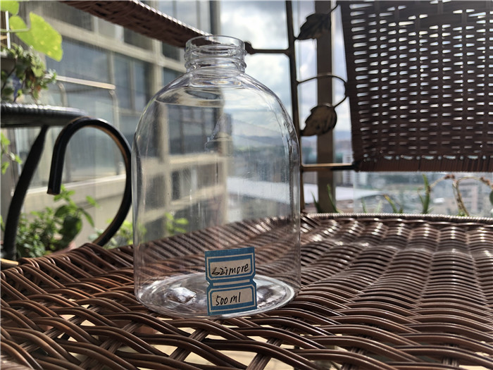 ODM PETG Empty 500ml Hand Gel Plastic Container Bottles