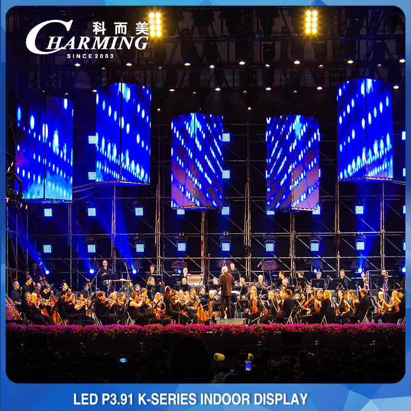 P3.91 P2.98 Rental Indoor Full Color Giant LED Video Wall Display 500x1000mm