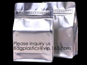 Quality Printed Custom Plastic Green Tea Bag, Flat Bottom Metalized Skinny Tea Packing Pouches Metalized Zipper Pouches Stand Up wholesale