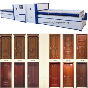 Quality Full automatic PVC foil heating WPC door skin coating vacuum membrane press machine wholesale