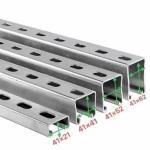 Organized Cable Management Steel Slotted Channel With Cable Trunking C Slotted