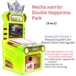 Warrior Arcade Game Coin Management Mecha Warrior Double Happy Paradise Machine