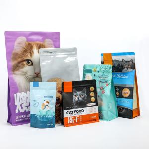 Quality Mylar Stand Up Zipper Bag Smell Proof Pet Food Storage Resealable Stand Up Pouches wholesale