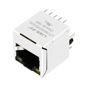 Quality LPJM0608BANL 2.5G Base-T Single Port Magnetic Vertical RJ45 Jack Female Connector Yellow/Green Led wholesale
