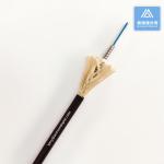 Simplex SM Stainless Steel Armored Fiber Patch Cable 5.0mm Black LSZH Aramid