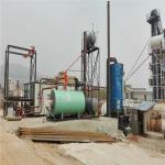 Hydraulic Push Arm Drummed Asphalt Melter , Durable Bitumen Production Plant