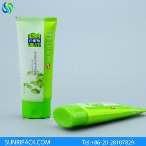 Quality 90g cleanser cosmetic tube, 3oz oval alu laminated tube wholesale