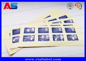 Quality Gold / Silver Foil Decals 5ml Peptide Bottle Labels Printing Matt Lamination Vial Sticker Maker For Pharmaceutical wholesale