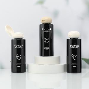 Quality OEM 100ml PET Plastic Flip Cap Bottle For Shampoo Toner Skincare Packaging wholesale