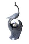 103cm Peacock Lighted Animal Outdoor Water Fountains