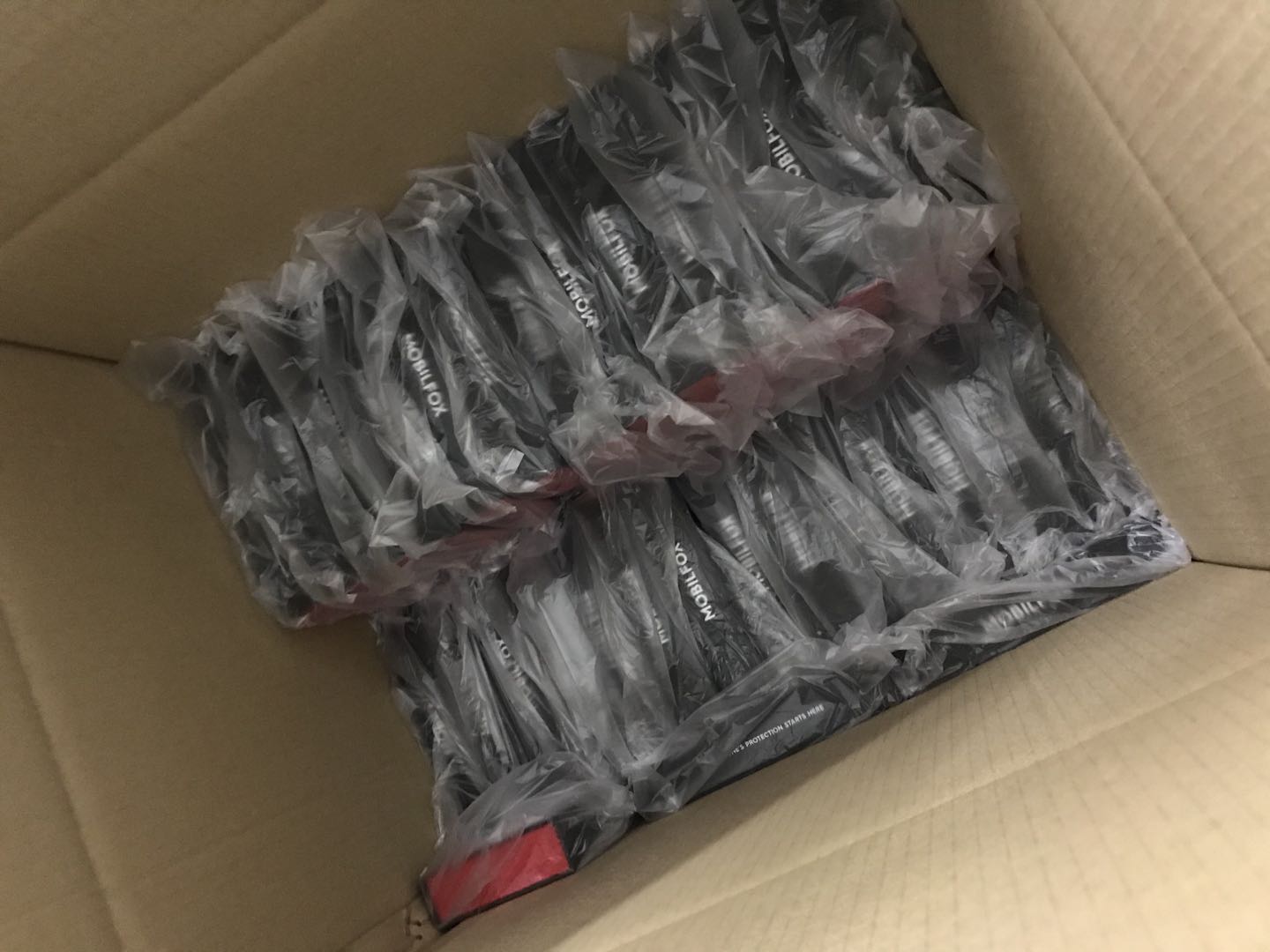 PVC Electronic Cover Mobile Case Packaging Box Pouch With Blister Insert