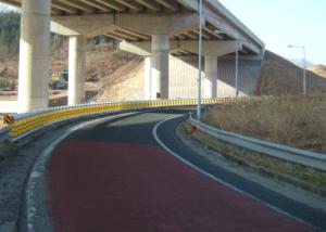 Quality Portable Movable Guard Rail Safety Rolling Barrier Anti - Ultraviolet Aging wholesale