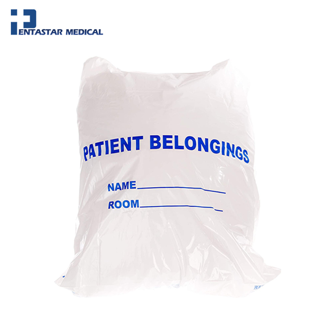 Large Capacity Yellow red hospital clinics infectious plastic disposable medical biohazard waste bags