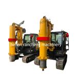 RCQ-10C Mini Hydraulic Rotary Piling Rig Kubota Diesel Engine Sany Excavator