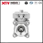 Xtv Stainless Steel 304 316 Bsp 3PC High Platform Thread Ball Valve for