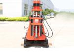 Red High Speed Compact Hydraulic Engineering Drilling Rig