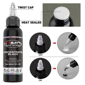 Quality Premium Makeup Tattoo Ink 60ml Pure Plant Vegan Tattoo Ink wholesale