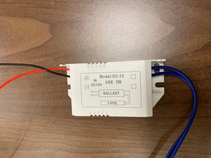 UV Ballast 12VDC Electronic 3W ballast UV small power killing bacteria 2
