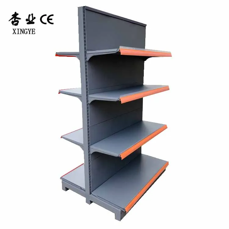 Factory Custom Size Color gondolas centrales metal shelves for retail store