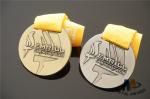 OEM Die Cast Torch Medals Antique Silver / Copper Eco - Friendly