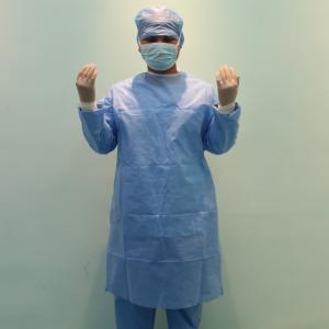 Quality Wood Pulp Spunlace Disposable Surgical Gown wholesale
