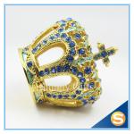 Luxury home decoration Crown shape wedding gifts personal Trinket box display