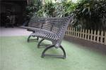 Custom Curved Outdoor Metal Benches For Bus Stop Park Street