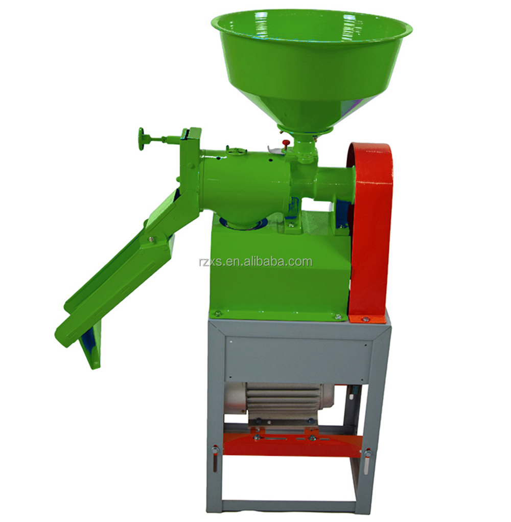 570*330*460 Mini Diesel Engine Rice Mill Machine for Home and Commercial Milling