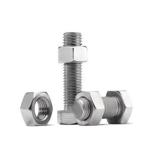 Quality Stainless Steel Titanium Material Ms Nut Bolt with DIN DIN ANSI ISO BSW Standard wholesale