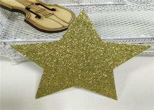 Quality 300gsm Glitter Paper Glitter Banner Letters 3&quot; Tall Star For Party Decoration Banner wholesale