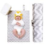 Gift Compact Baby Nursery Bag , Multifunctional Nappy Bag Wipeable Soft Textile