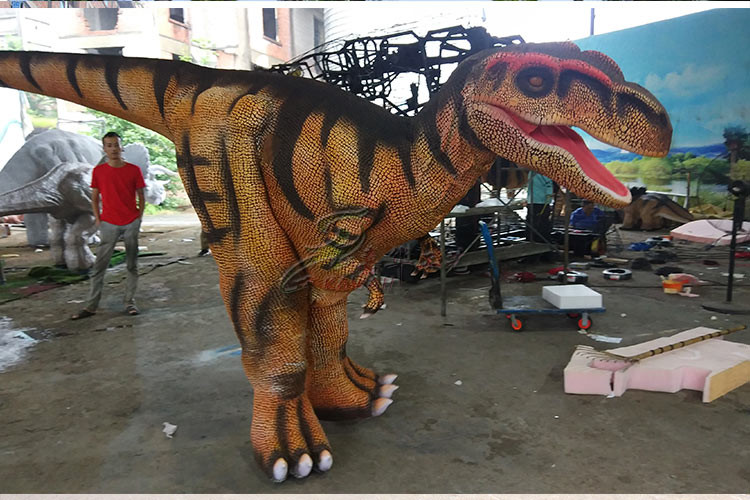 Sillicon Rubber Soft Skin Realistic Dinosaur Costume Handmade Life Size
