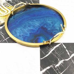 Quality Wear Resistant Round 38cm Diameter Metal Jewelry Tray wholesale