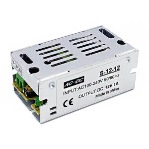 Quality Aluminum Case Switch Power Supply 100V 240V AC To DC 12 Volt 12W 1A wholesale