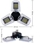 360 Degrees 60W Glow 6000 Lumens Triple LED Garage Light
