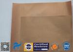 Copper 0.2mm Non Stick Silicone Baking Mat BBQ Grill Mat PTFE Oven / Pan Liner