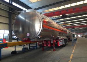 Quality Stainless Steel Semi Trailer Water Tank Truck Hydraulic Flatbed Trailer wholesale