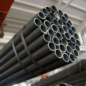 Quality Hollow Structural Black Steel Pipe For Gas Line , Rolled 2mm Steel Tube wholesale