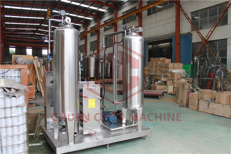 Soft Drink Water Making Machine Two Tanks Carbonated Water Bottle Filling