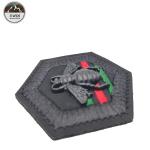 3D Animal Custom Stitched Patches Woven Material For Garment / Bags / Hats