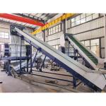 Streamlined PET Bottle Washing Line 490kw Industrial Plastic Recycling Machine