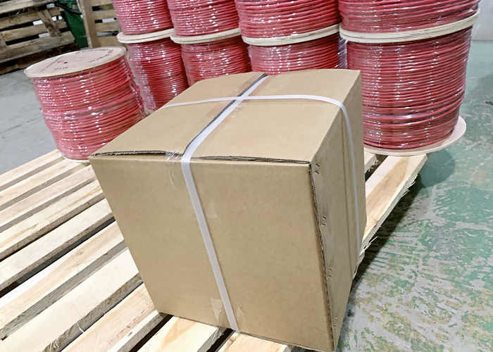 2 Cores Shielded Fire Alarm Cable , Heat Resistant Flexible Cable 22AWG Bare Copper