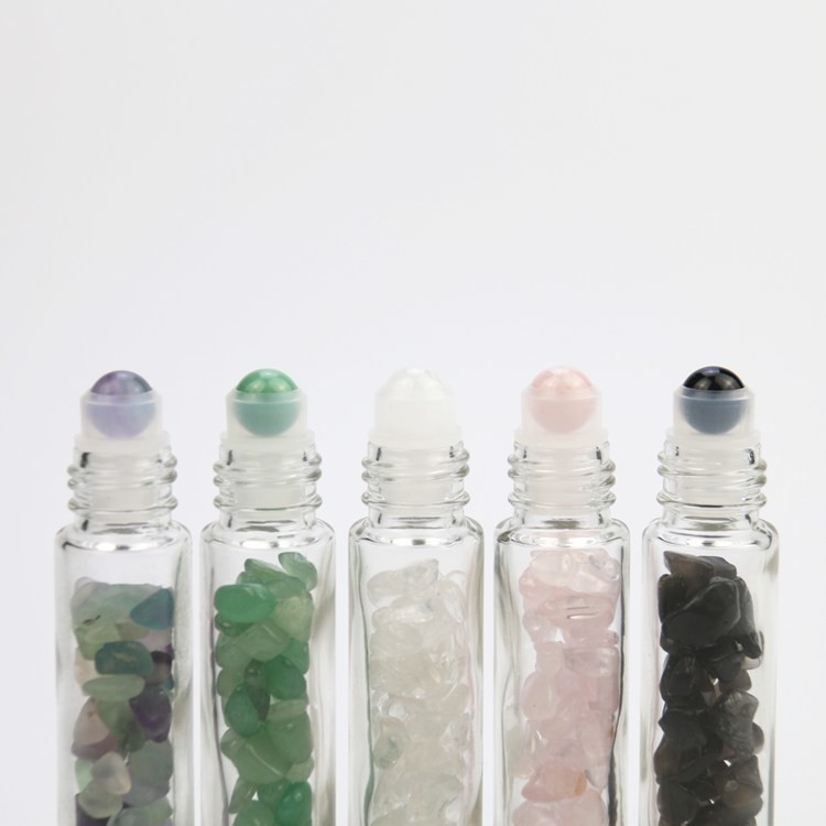 Bottle With Aluminum Cap 3ml Roll On Bottles Gemstone Roller Bottles Wholesale
