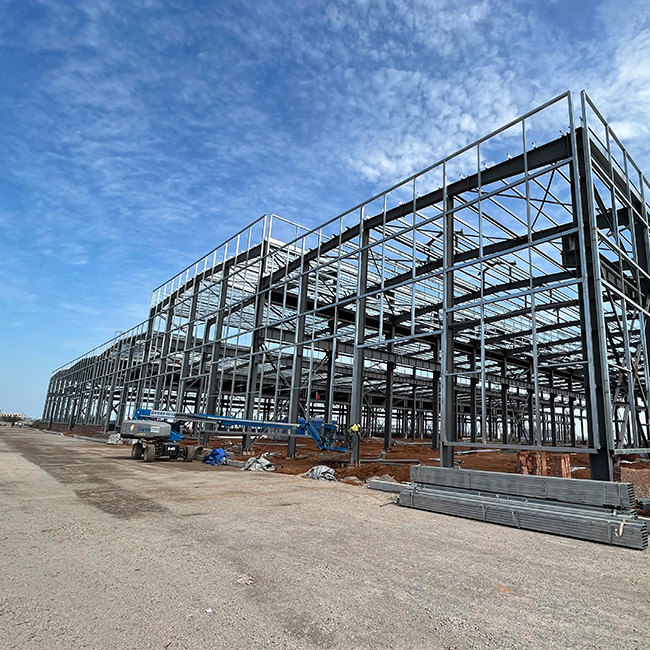 Steel Frame Multi Storey Buildings , Prefabricated Steel Hangar Buildings