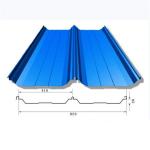 DX51d Galvanized Steel Roofing Sheets Modern Building Material Blue Color Metal