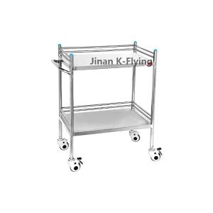 Quality Mute Casters One Handle Medical Trolley Cart 100*50*88cm wholesale